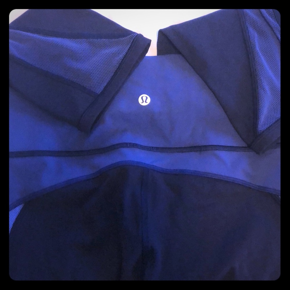 Lululemon blue and lavender leggings